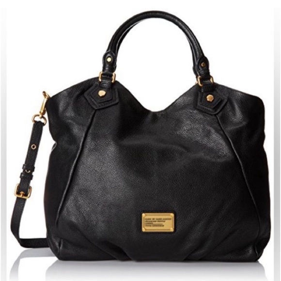 Marc Jacobs classic Q Fran Black Leather Satchel - Picture 1 of 5